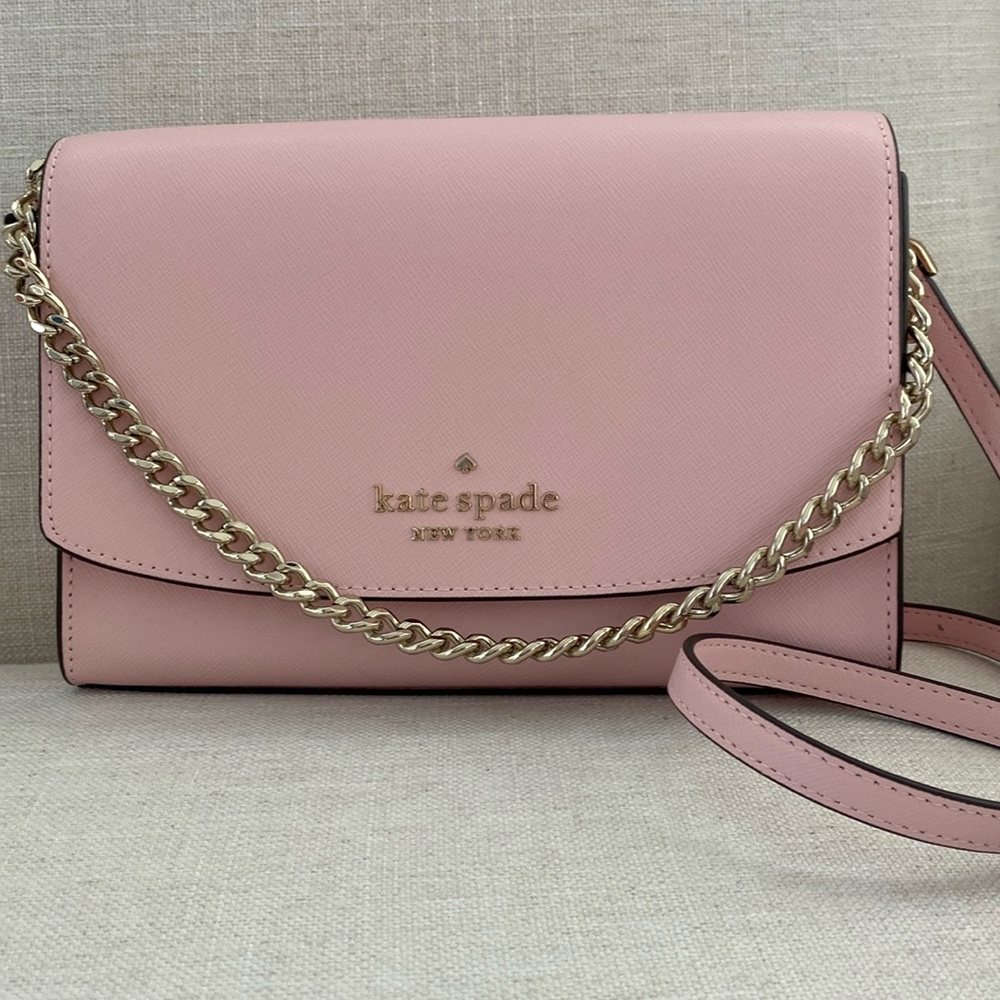Authentic kate spade Staci Flap crossbody, clutch, purse. 👛 saffiano leather.